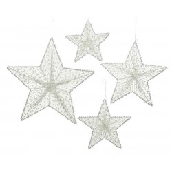 Estrella blanca perlitas